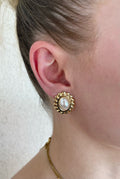 Boucles d'oreilles Ambre