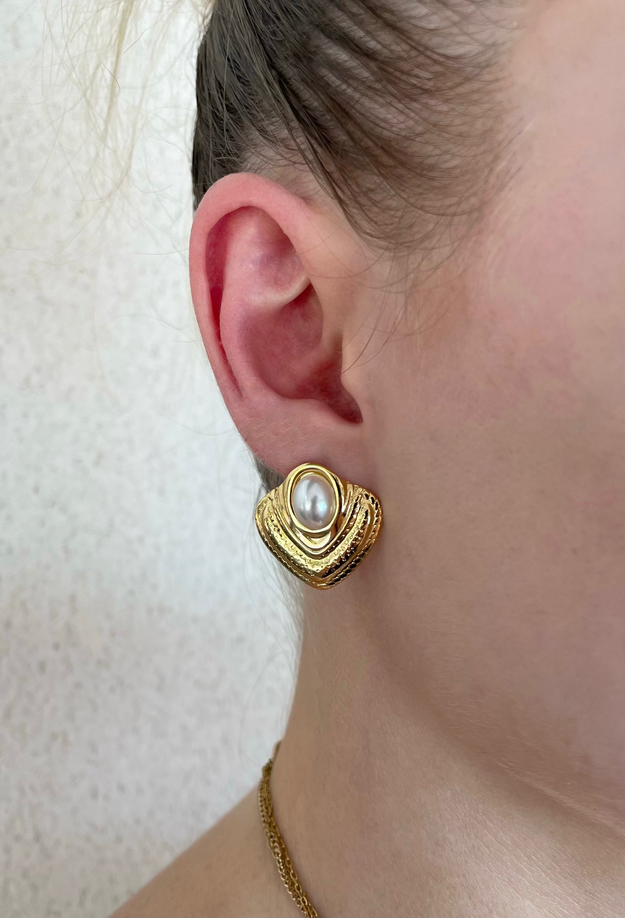 Boucles d'oreilles Rose