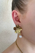 Boucles d'oreilles Violette